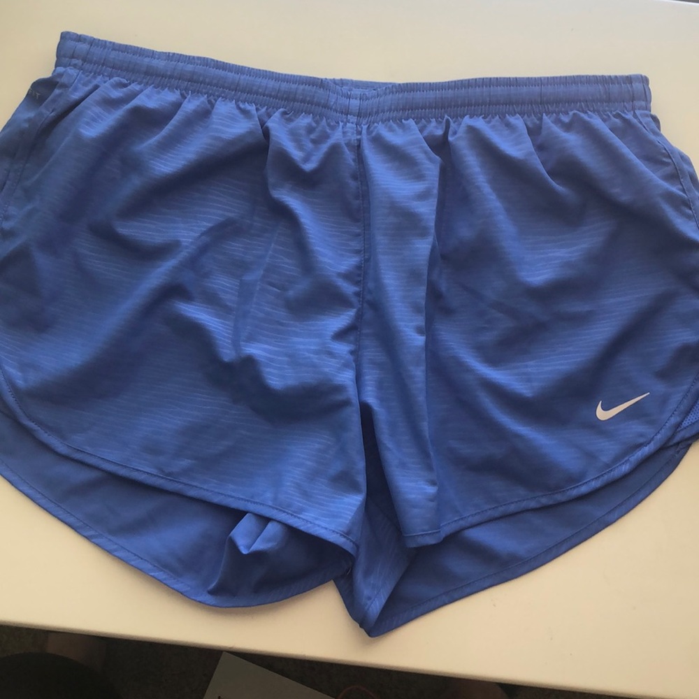 Nike running shorts.